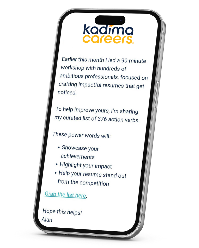 Kadima Newsletter Email Preview